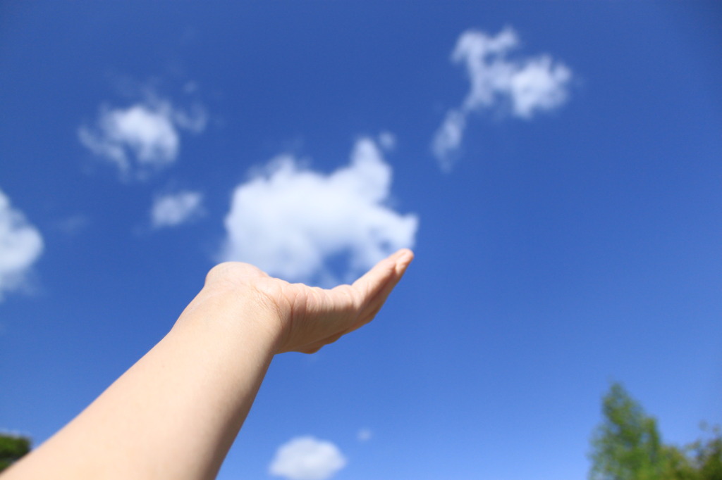 てのひらに雲