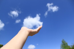 てのひらに雲