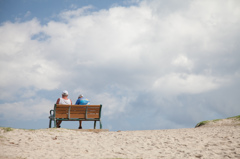 bench in the cloud