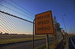 reduce speed ahead