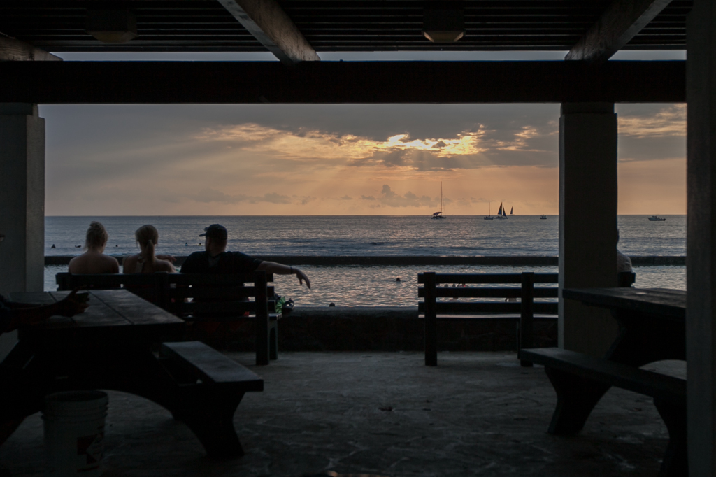 the sunset