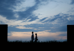 夏の夕暮れ③