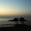 夕暮れの二見ケ浦