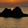 夕暮れの二見ケ浦