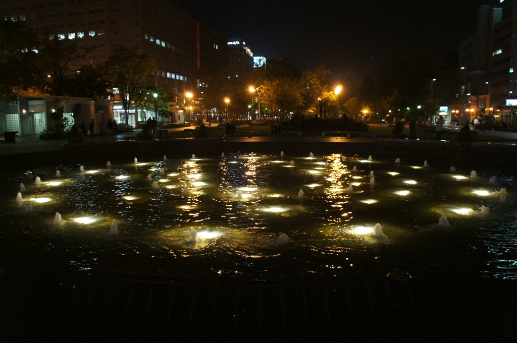 大通公園　噴水1
