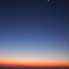 夜明けの月