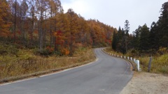 朝日連峰・紅葉