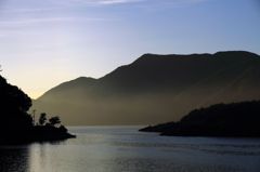 朝の西湖