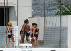 小学校　プール開放終了