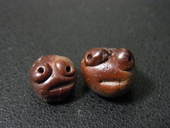 備前焼の蛙