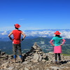 根子岳山頂にて