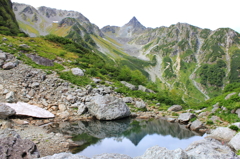 天狗原からの槍ヶ岳