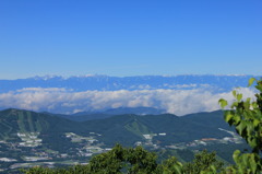 日本アルプスに槍ヶ岳