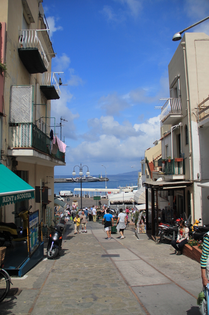 カプリ島のある風景