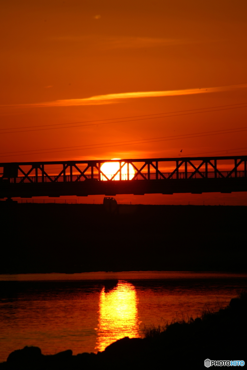 夕暮れ
