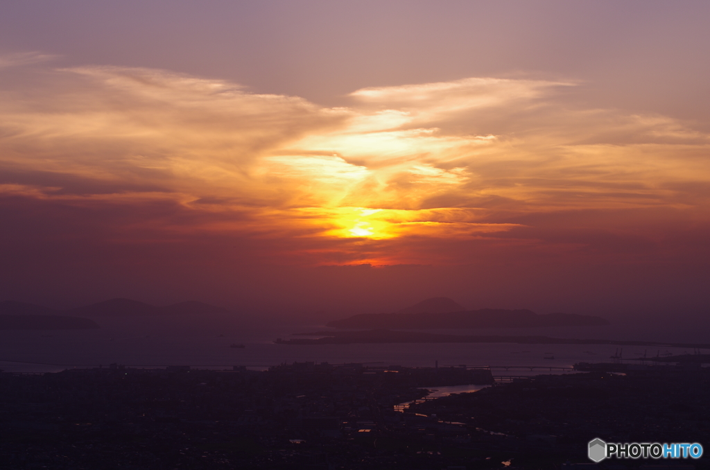博多の夕暮れ
