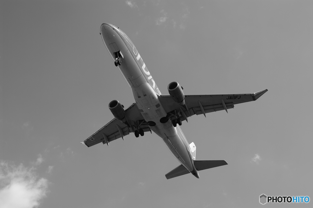 旅客機着陸