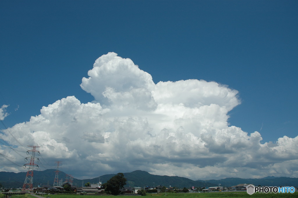 入道雲の夏盛り