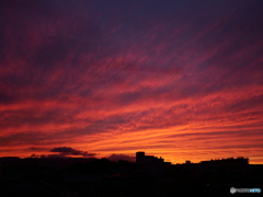 茜色の夕暮れ