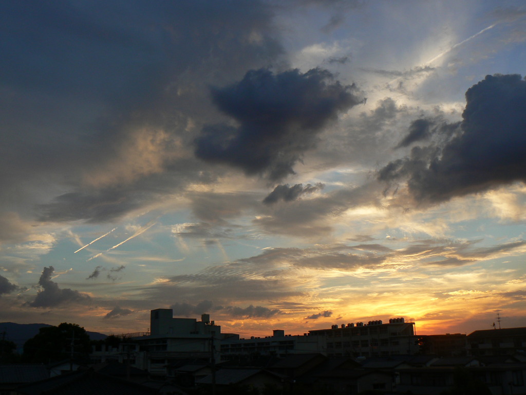 ８月最後の夕暮れ