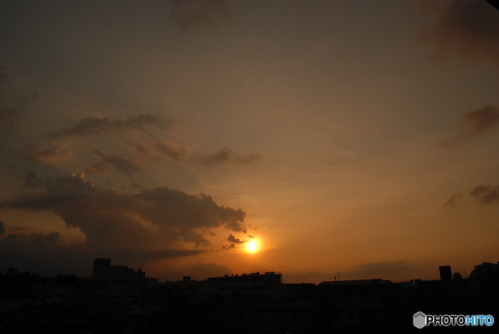夕暮れ