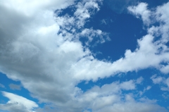 雨上がりの青空