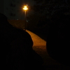 みなと公園夜道