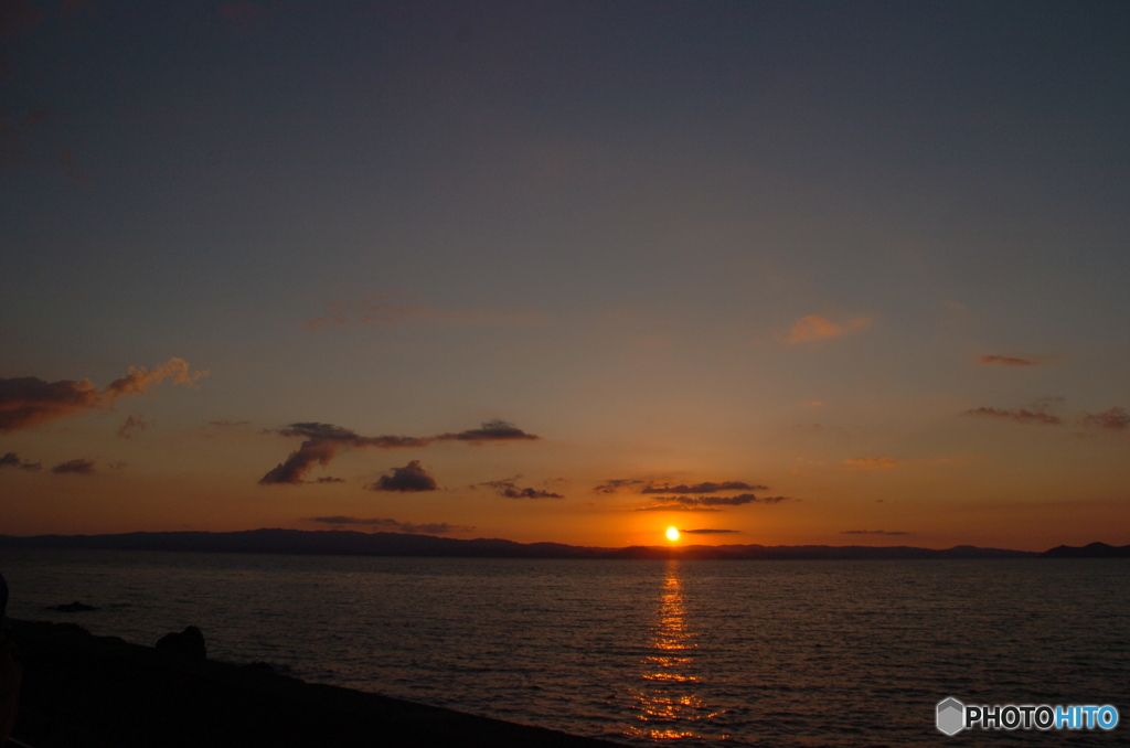 千綿からの夕暮れ