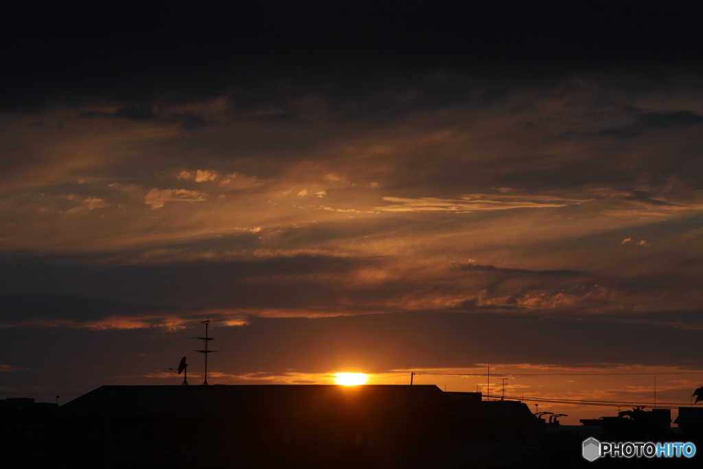 夕暮れ