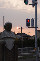 夕刻にて