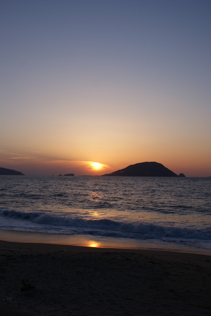沈む夕暮れ