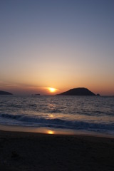 沈む夕暮れ