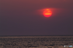 志賀島の夕べ情景