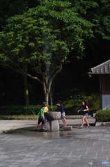 水遊び