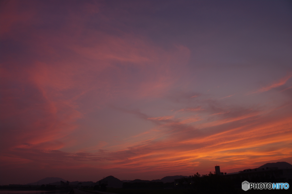 夏の夕暮れ