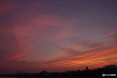夏の夕暮れ