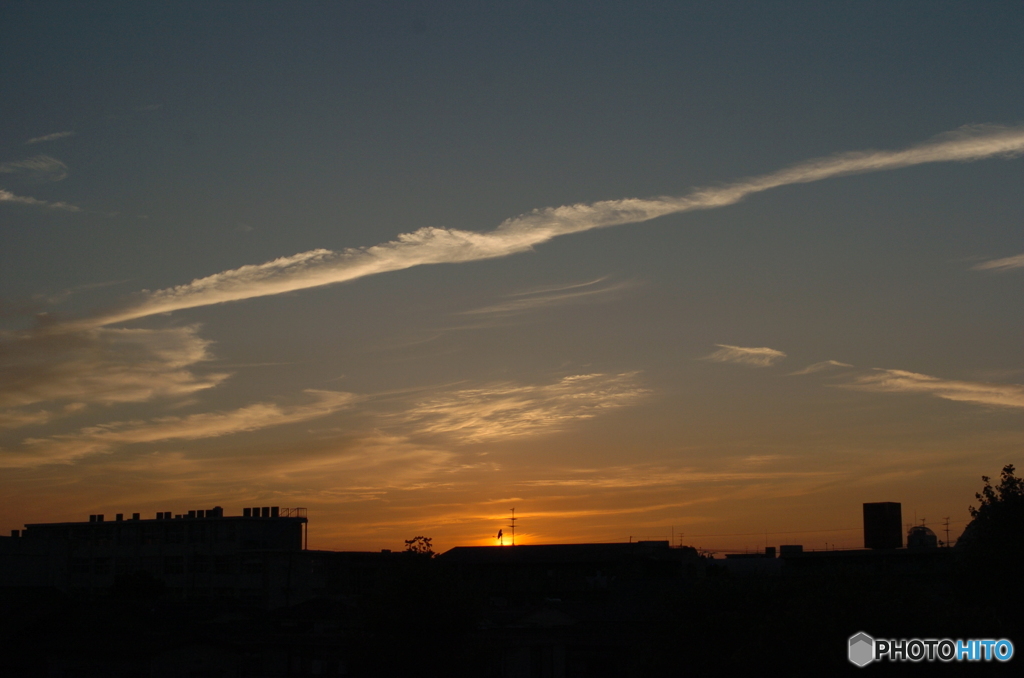 今日の夕暮れ