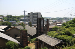 煙突のある町