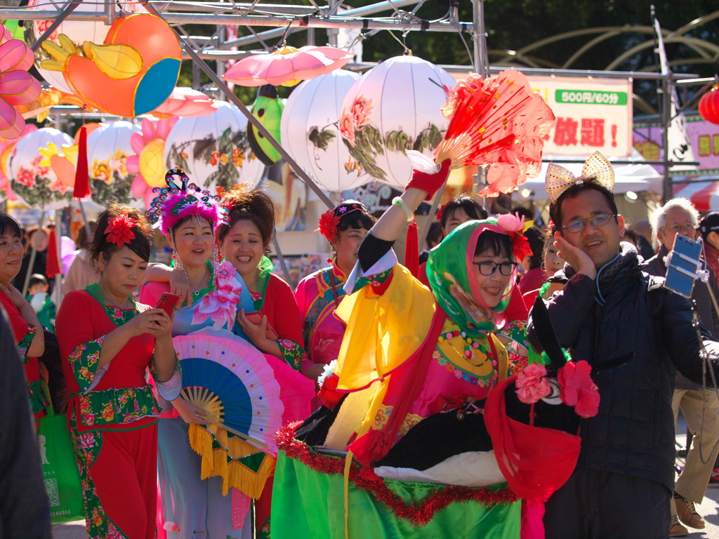 春節を祝う