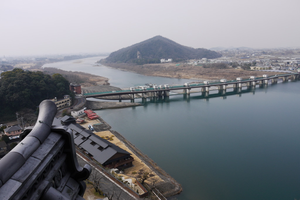 天守閣からの光景