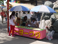 祭りの屋台