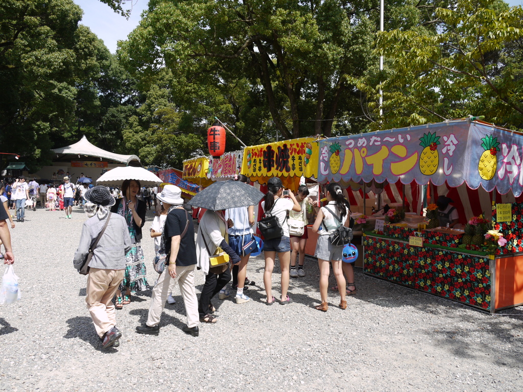 祭りの屋台