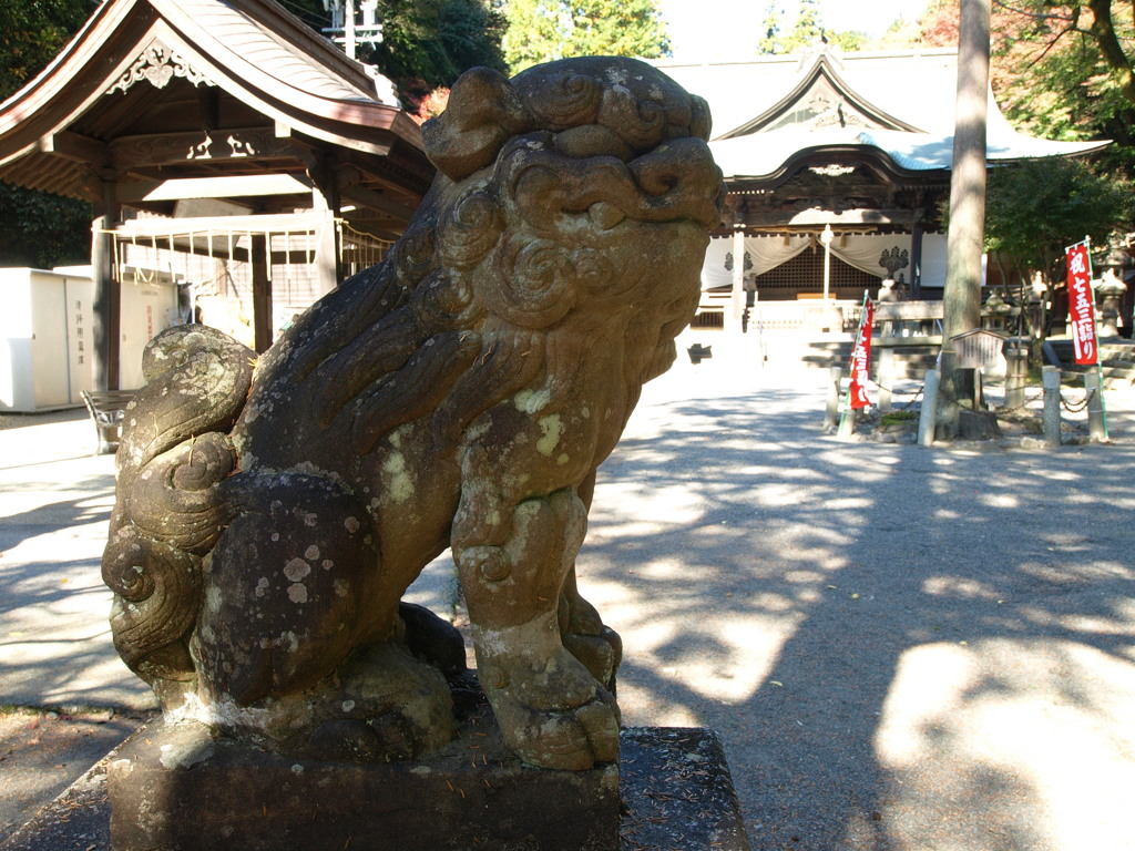 内々神社　狛犬