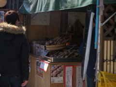 焼きシイタケ食べれる街