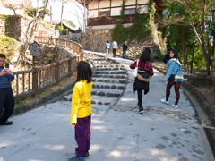 犬山城へ続く道