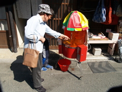 犬山城下町　綿菓子