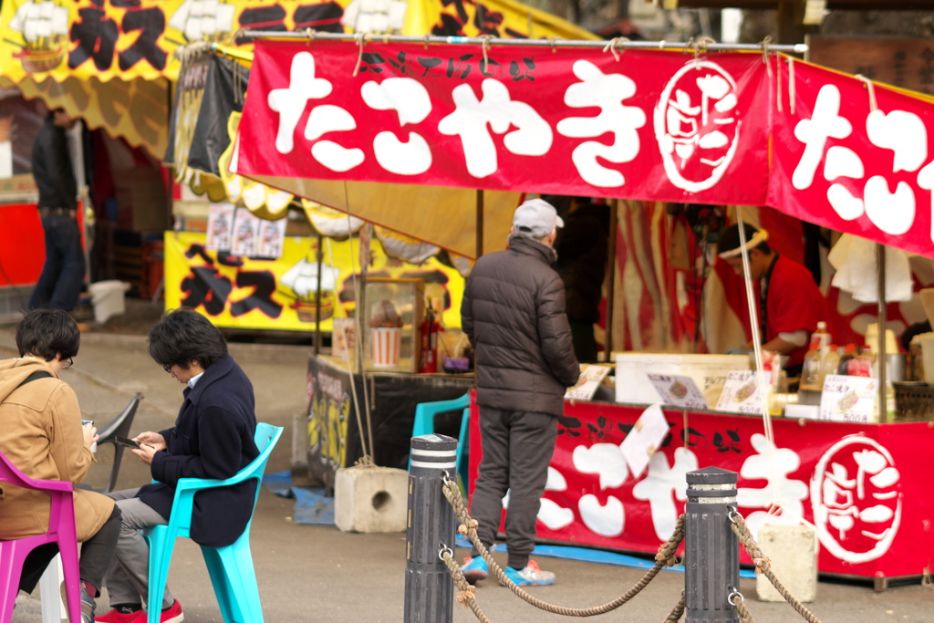 大阪たこ焼き食べれる街