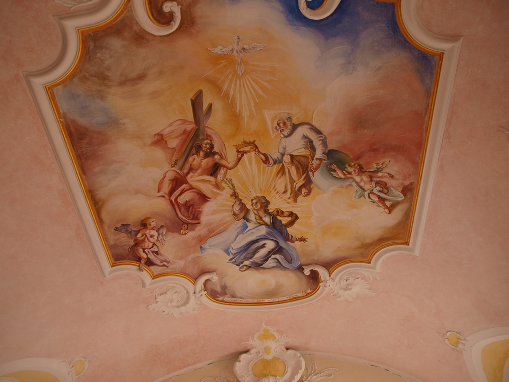 天井のフレスコ画