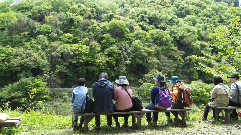 山の行楽