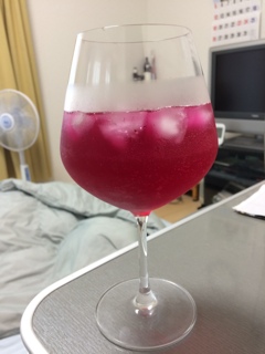 赤紫蘇ジュースだす!